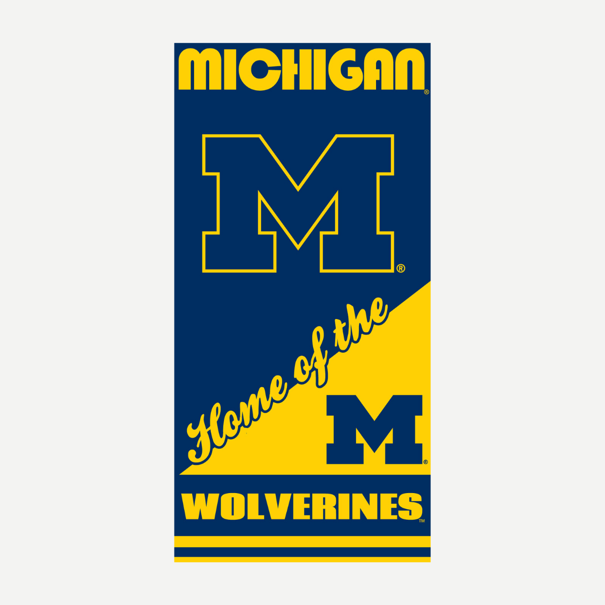 Michigan Wolverines - Home Beach Towel