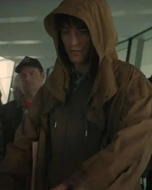 Mickey 17 2025 Robert Pattinson Brown Jacket