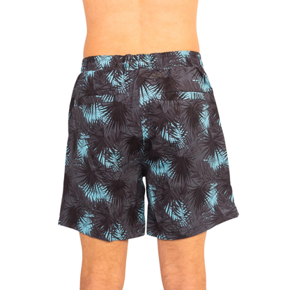 Midnight Palms - Waterproof Swim Shorts With A Waterproof Pocket - Triathlete Store