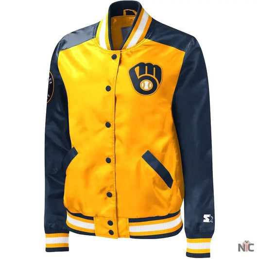 Milwaukee Brewers The Legend Satin Jacket
