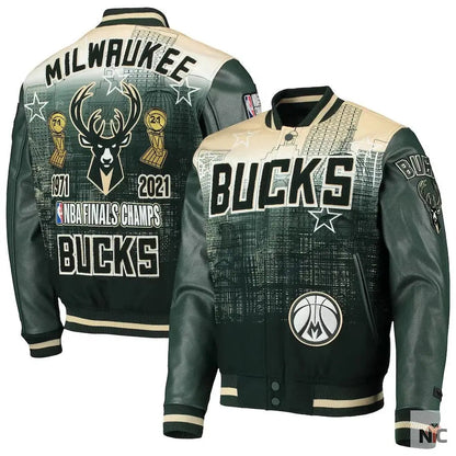 Milwaukee Bucks NBA Finals Champs Varsity Jacket