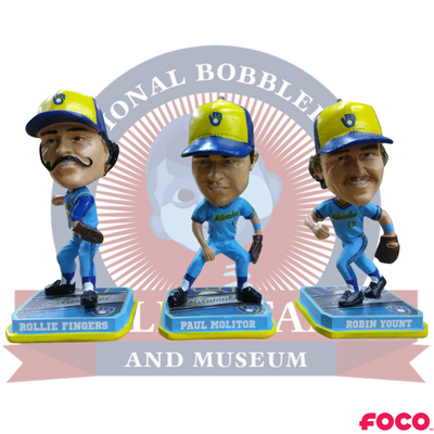 Milwaukee Brewers Mini Set of 3 Legends Bobbleheads