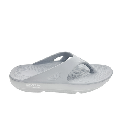 Sovella Active Recovery Sandals Women's PF Thong Light Grey