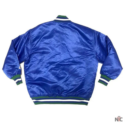 Minnesota Timberwolves 90’s Blue Satin Jacket
