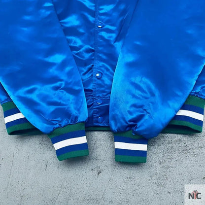 Minnesota Timberwolves 90’s Blue Satin Jacket