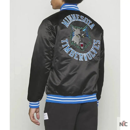 Minnesota Timberwolves Heavyweight Satin Jacket