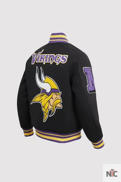 Minnesota Vikings Pro Standard Mashup Varsity Jacket