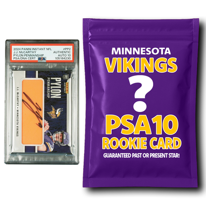 Minnesota Vikings PSA 10 Graded Rookie Card Mystery Pack