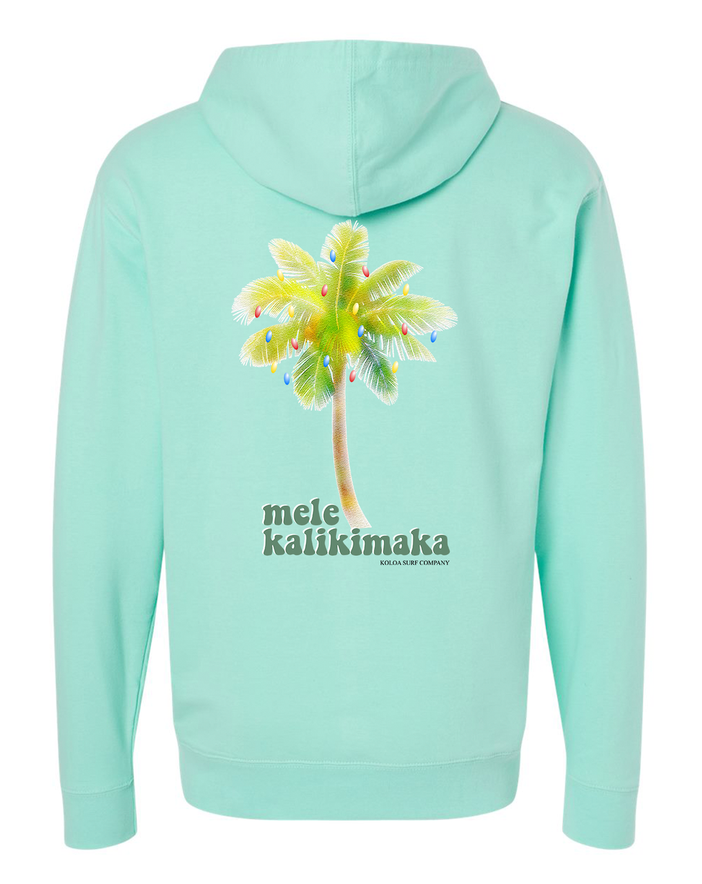 Koloa Christmas Palm Hoodie