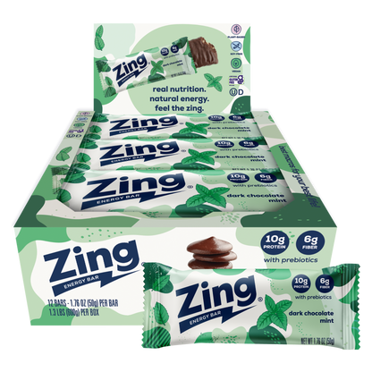 dark chocolate mint energy bars