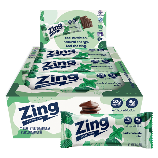 dark chocolate mint energy bars