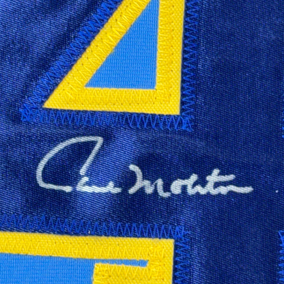 Framed Autographed/Signed Paul Molitor 35x39 Milwaukee Blue Baseball Jersey JSA COA