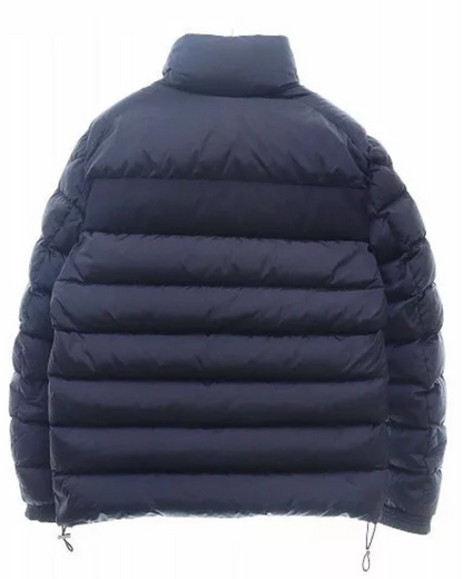Moncler Breval B-3 Navy Wool Switching Down Jacket