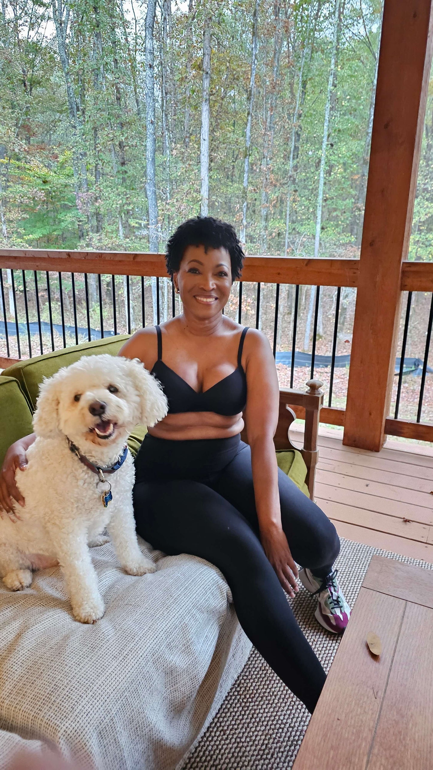 Moonrise Pocketed T‑Shirt Bra - Black