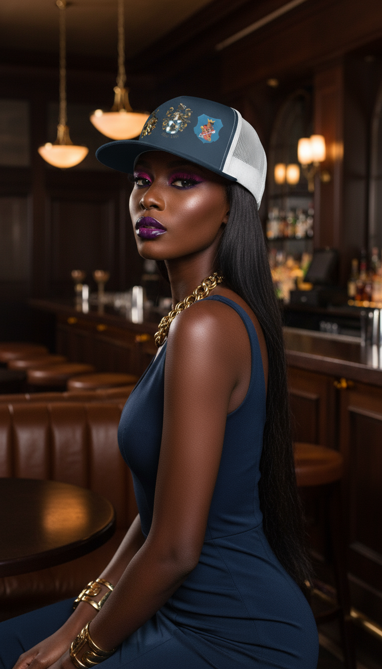 Mor Luv Yuropa Family Crest Trucker Cap