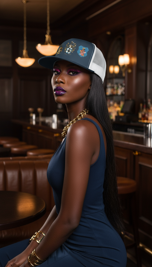 Mor Luv Yuropa Family Crest Trucker Cap