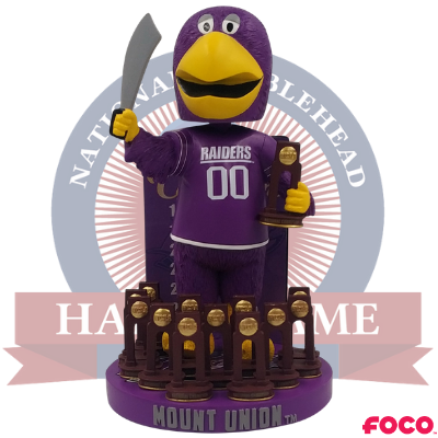 Mount Union Purple Raiders 13-Time National Champions Bobblehead