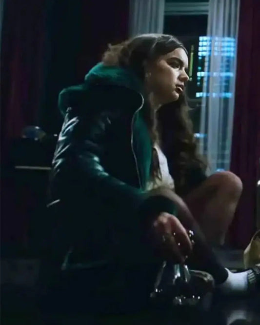 Smile 2 Dylan Gelula Green Shearling Jacket
