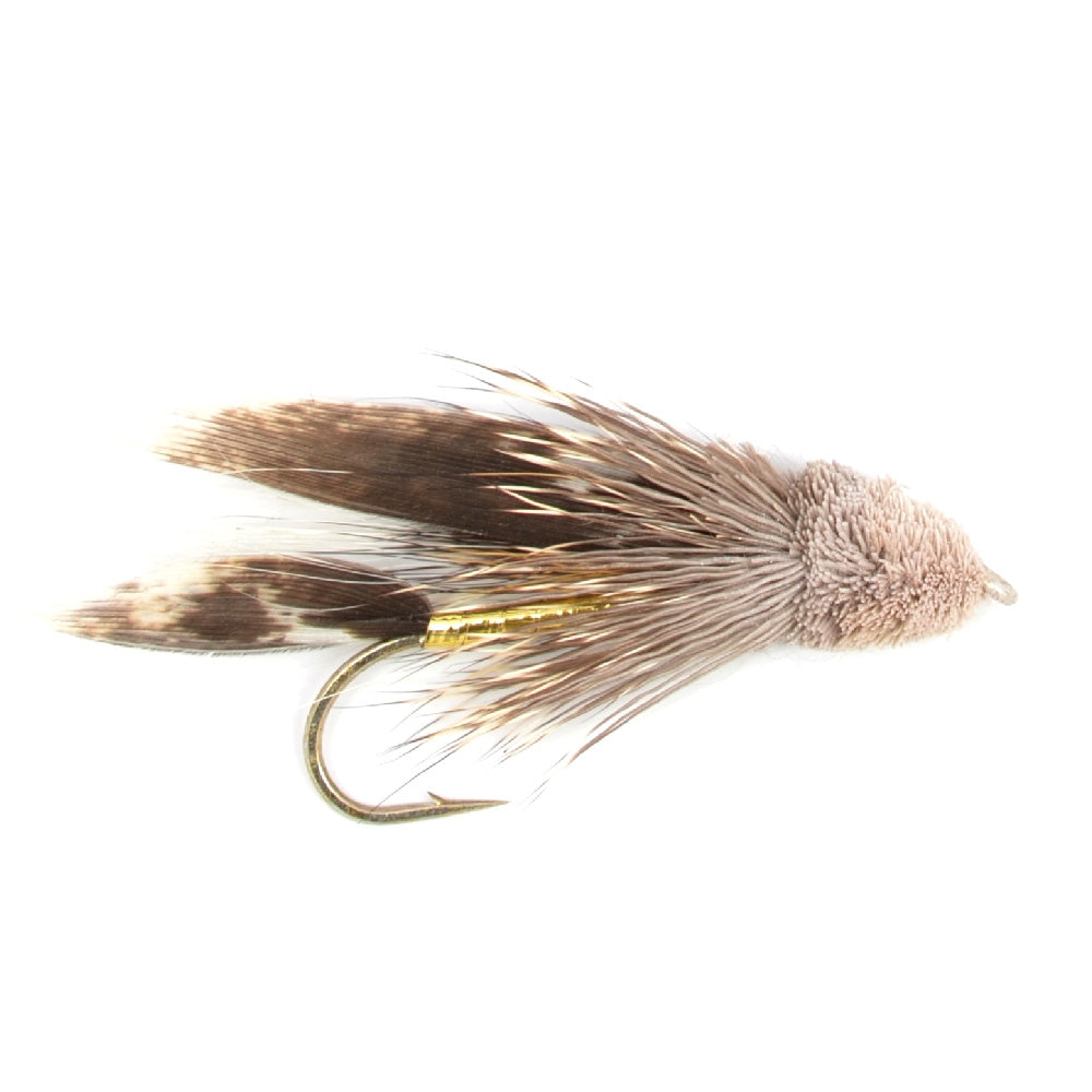 Muddler Minnow Streamer Fishing Fly - 12 Flies Hook Size 6