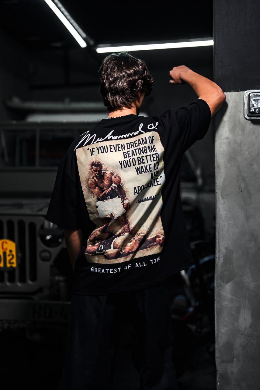 Muhammad Ali Graphic Cotton T-Shirt – Greatest of All Time
