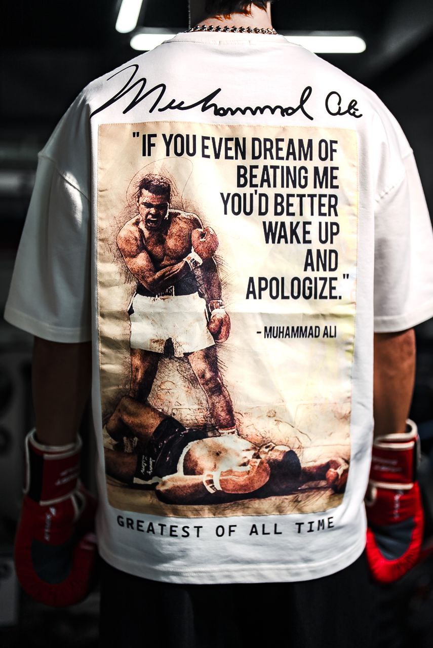 Muhammad Ali Graphic Cotton T-Shirt – Greatest of All Time