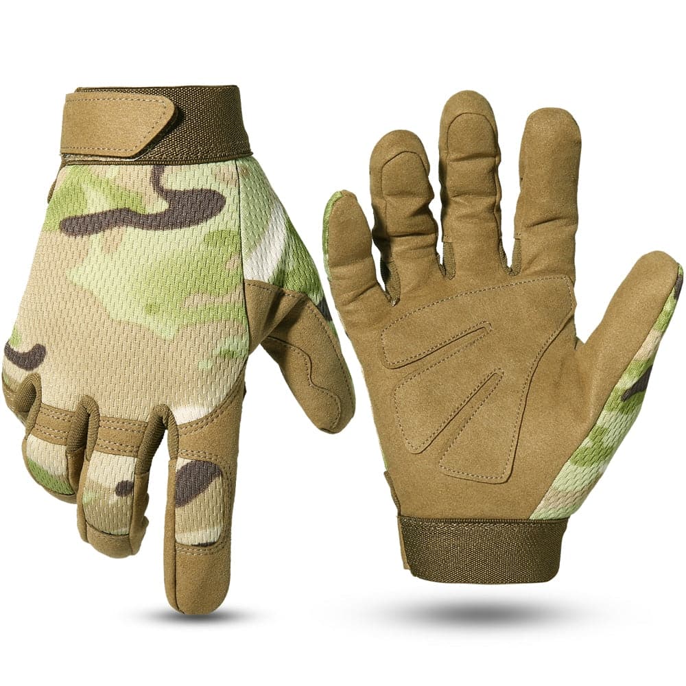 Paintball Bicycle Motorcycle Shoot Work Gear Camo Gloves