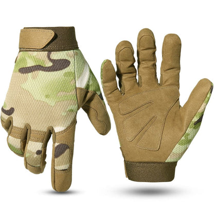 Paintball Bicycle Motorcycle Shoot Work Gear Camo Gloves