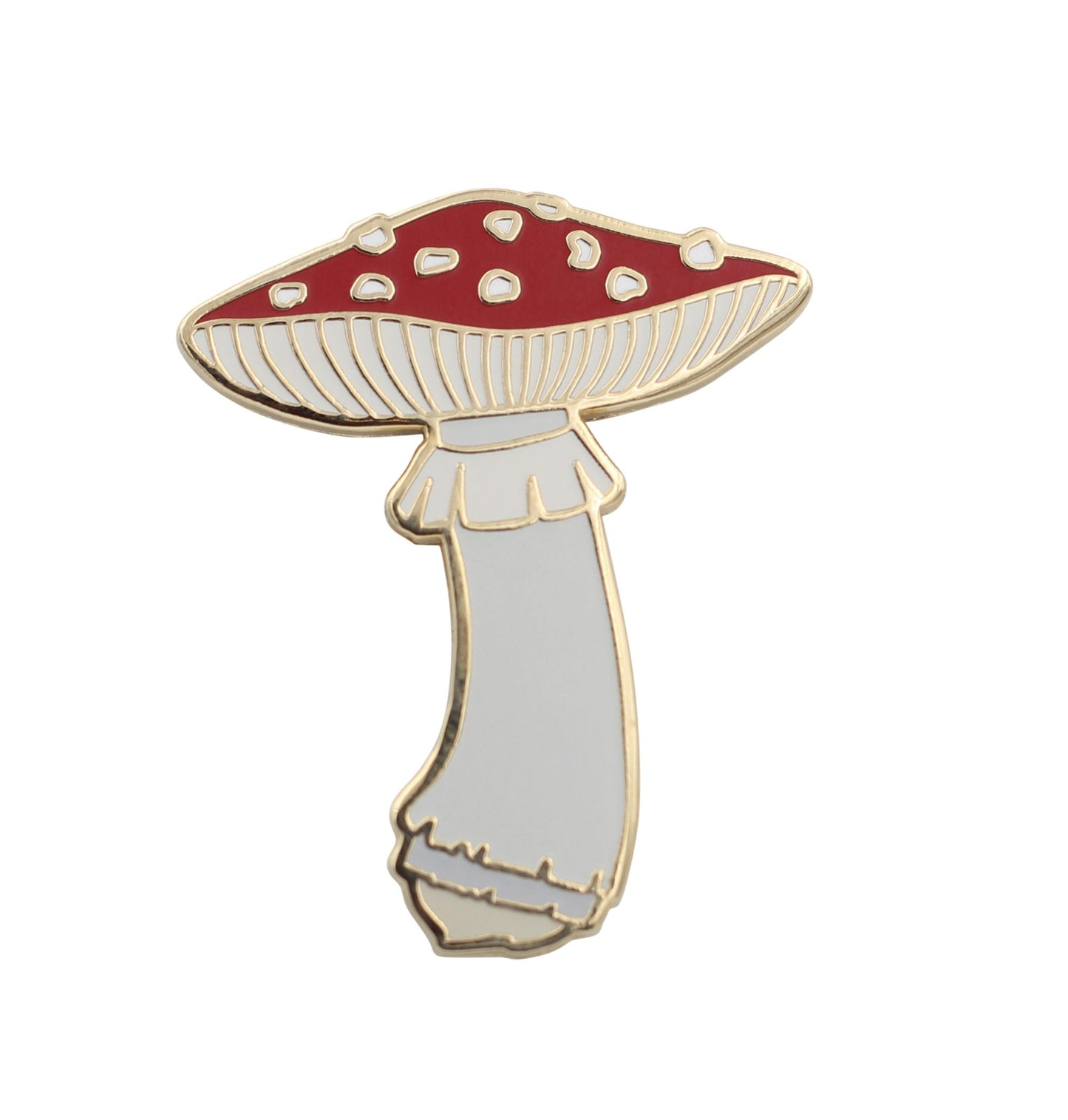 Mushroom Pin - Amanita Muscaria Enamel lapel Pin Shroom Pins