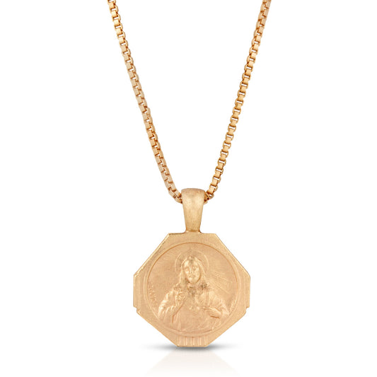 Sofia Pendant Necklace in Seafoam