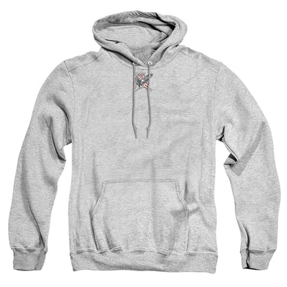 Navy Trident Mens Hoodie Athletic Heather Officially Licensed