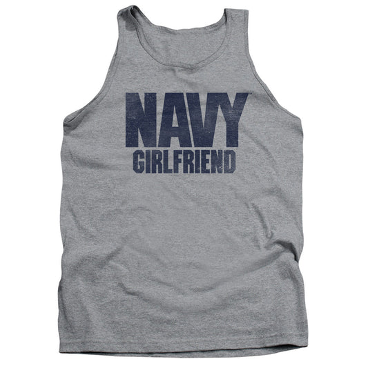 Navy Girlfriend Mens Tank Top Shirt Athletic Heather Officially Licensed