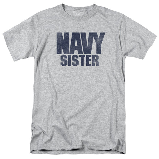 Navy Sister Mens T Shirt Athletic Heather Officially Licensed