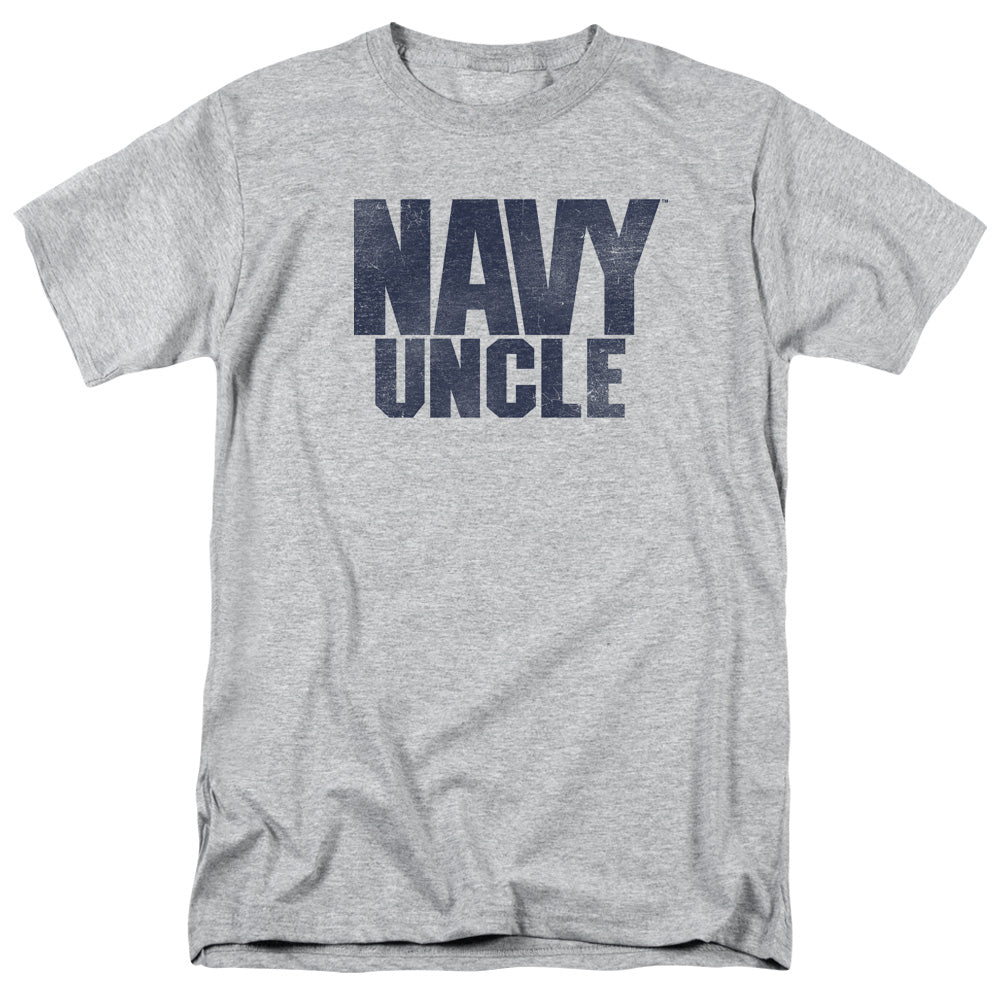 Navy Uncle Mens T Shirt Athletic Heather Officially Licensed