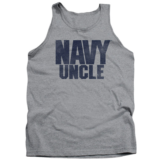 Navy Uncle Mens Tank Top Shirt Athletic Heather Officially Licensed