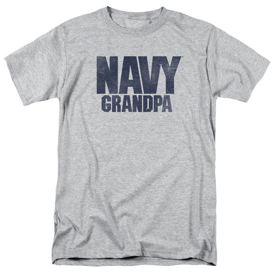 Navy Grandpa Mens T Shirt Athletic Heather Officially Licensed