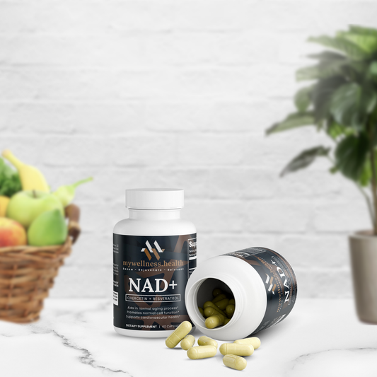 NAD+ Supplement with Quercetin & Resveratrol - Plant-Based