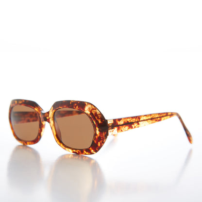 Hexagon Mod Vintage Sunglasses - Nadine