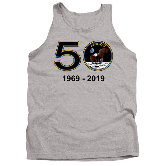 Nasa Apollo 11 50Th Mens Tank Top Shirt Athletic Heather Officially Licensed