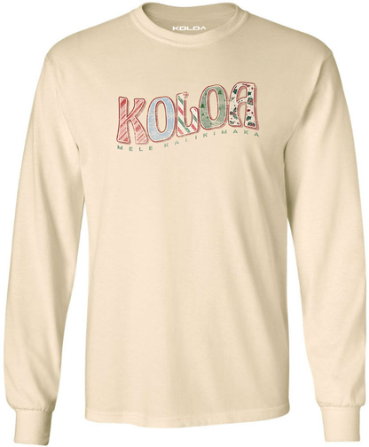 Koloa Christmas Colors Long Sleeve T-Shirt
