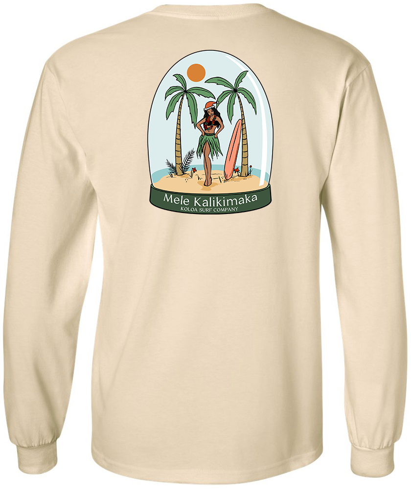 Koloa Hula Globe Long Sleeve T-Shirt