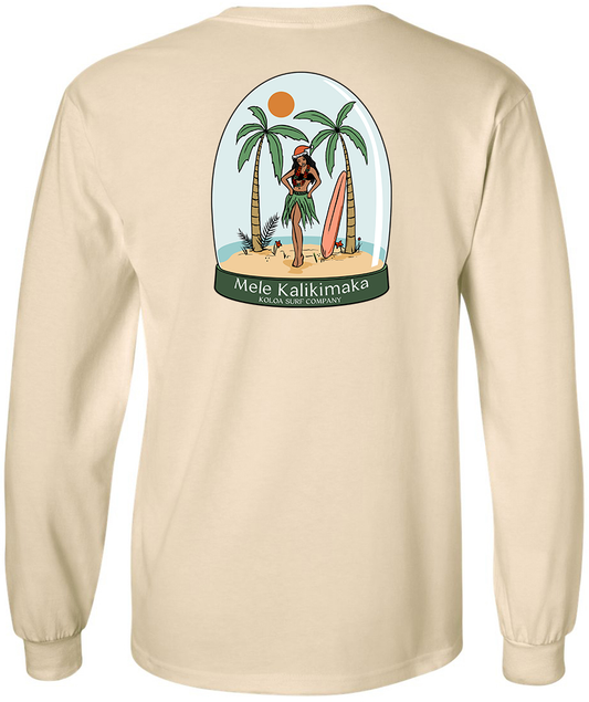 Koloa Hula Globe Long Sleeve T-Shirt