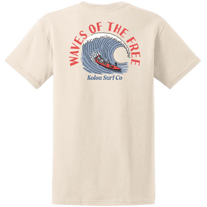Koloa Waves Of The Free Heavyweight T-Shirt