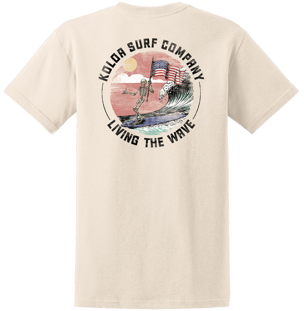 Koloa American Skeleton Heavyweight T-Shirt