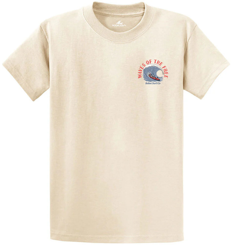 Koloa Waves Of The Free Heavyweight T-Shirt