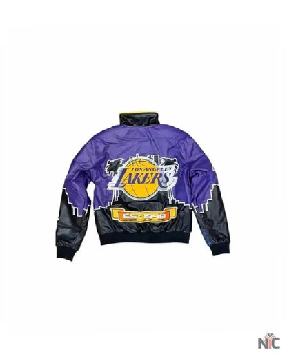 NBA LA Lakers Jeff Hamilton Leather Jacket