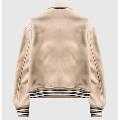 Amiri Bones Letterman Wool Jacket