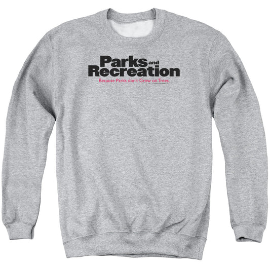 Parks And Rec Logo Mens Crewneck Sweatshirt Athletic Heather