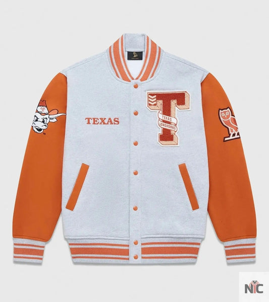 NCAA OVO Texas Longhorns Varsity Jacket