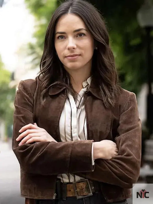 NCIS Origins Lala Dominguez Brown Jacket