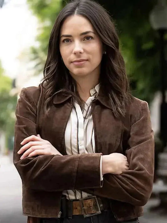 NCIS Origins Lala Dominguez Brown Jacket